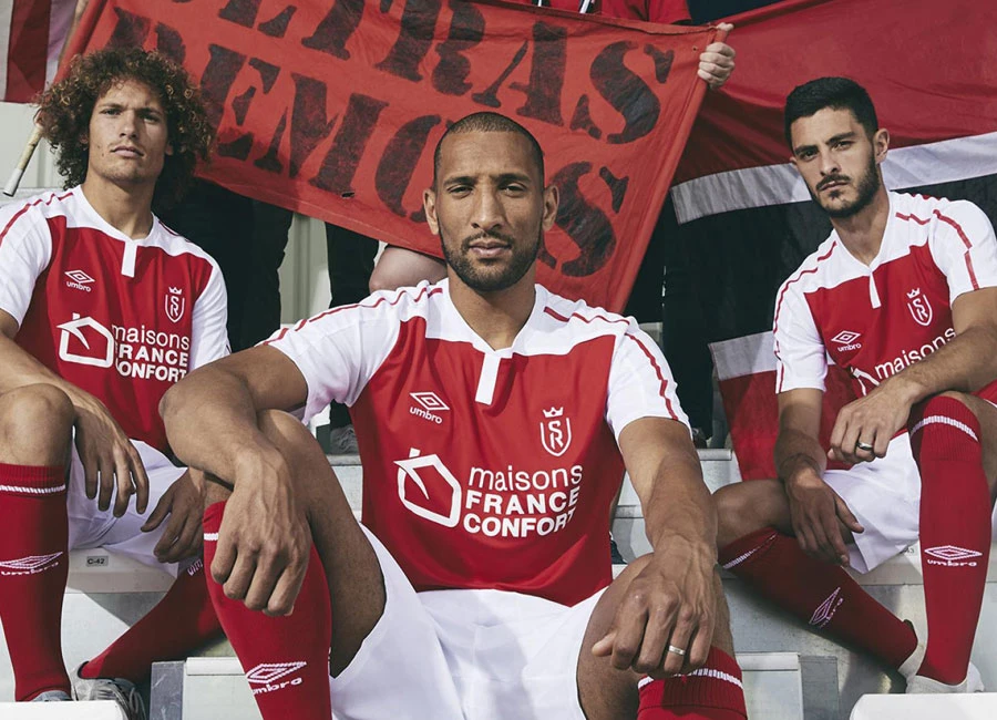 Stade de Reims 2020-21 Umbro Home Kit #StadedeReims #Umbro