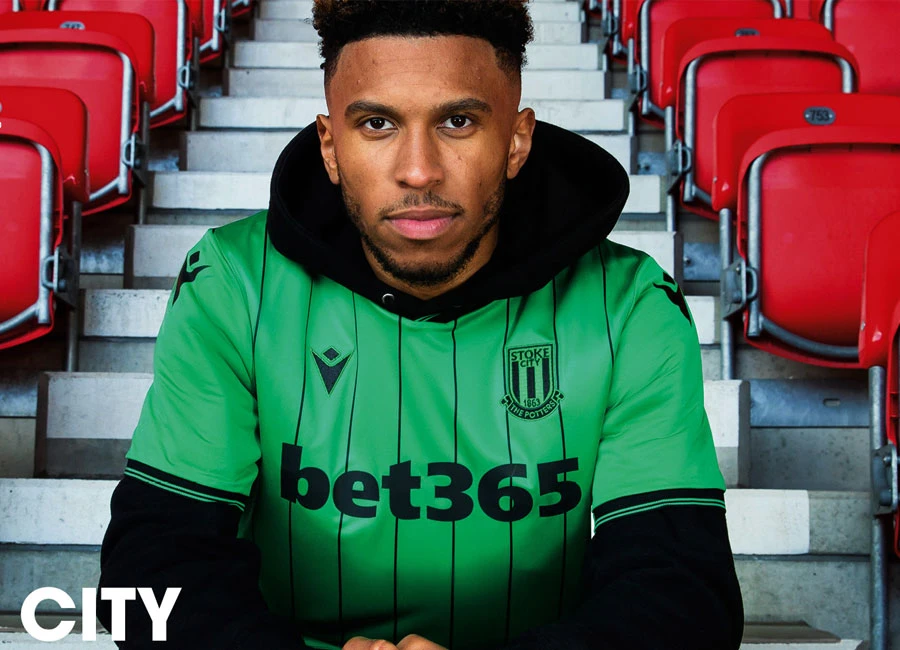 Stoke City 2021-22 Macron Away Kit #scfc #stokecity #stokecityfc #macronsports