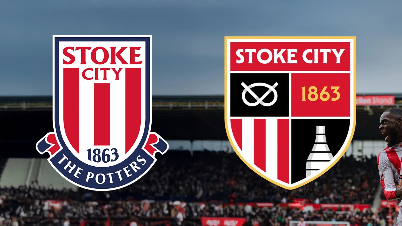 stoke city unveil new club crest