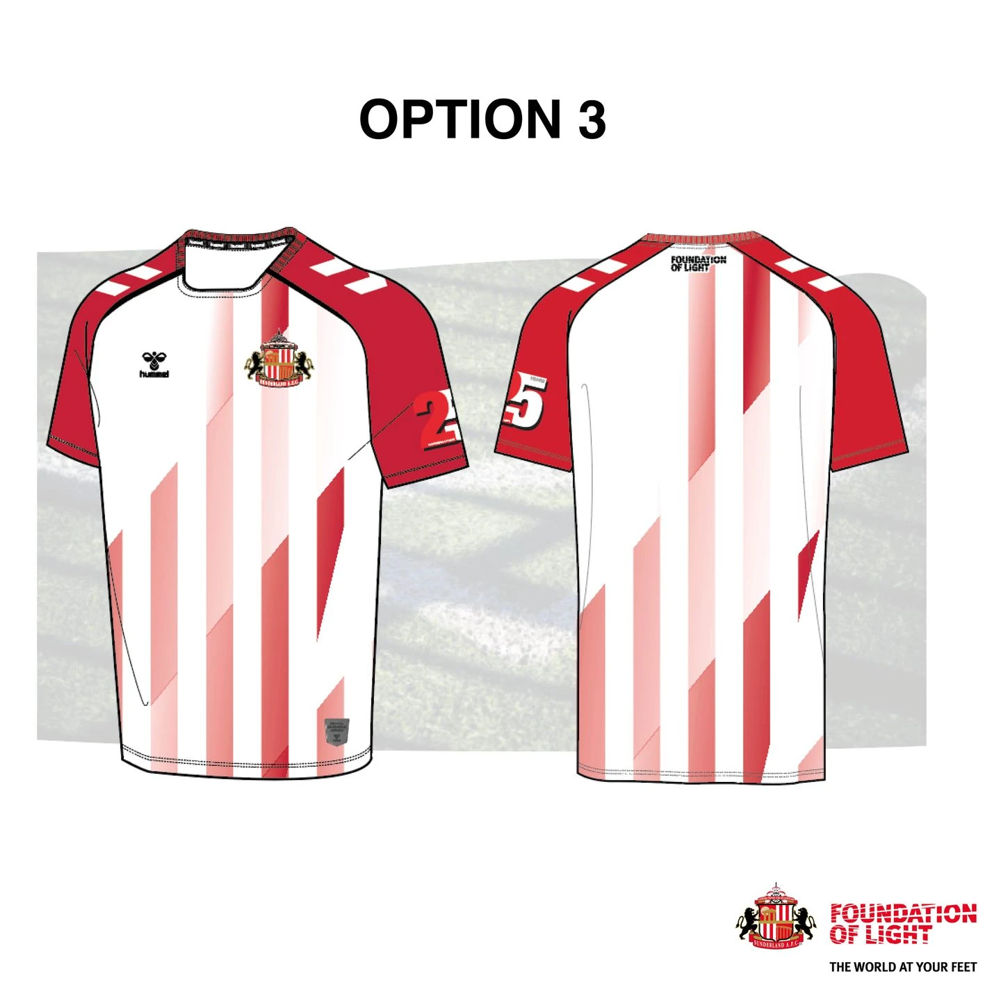 sunderland afc 2026 foundation of light 25th anniversary kit vote 3