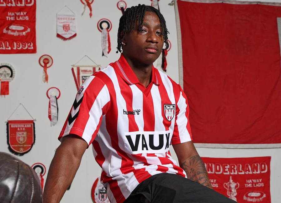 Sunderland 1991-94 Hummel Home Retro Jersey