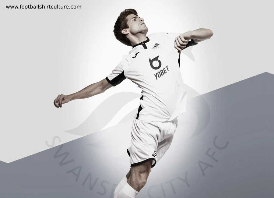 Swansea City 2019-20 Joma Home Kit #SwanseaCityAFC #Swansea #Swans