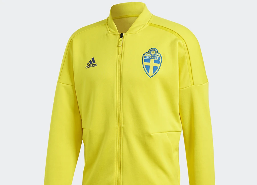Sweden 2018 Adidas Z.N.E. Jacket - Yellow