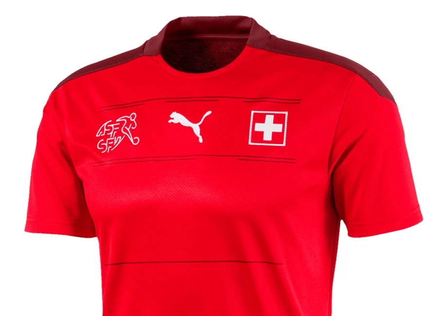 Switzerland 2020-21 Puma Home Kit #Switzerland #Suisse #footballshirt #pumafootball
