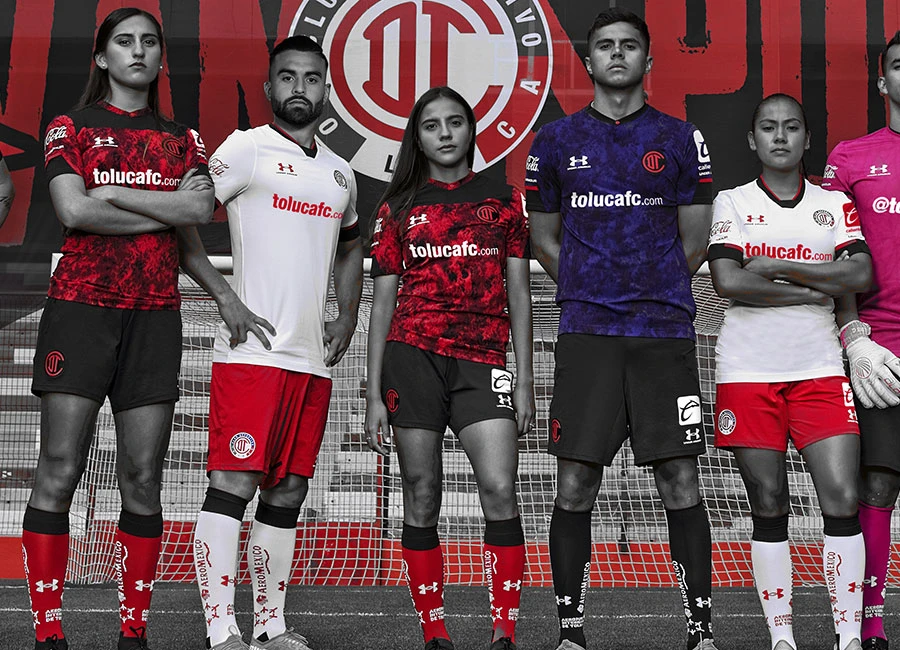Toluca FC 2021 Under Armour Home, Away and Third Kits #ForjadosEnElInfierno #TolucaFC