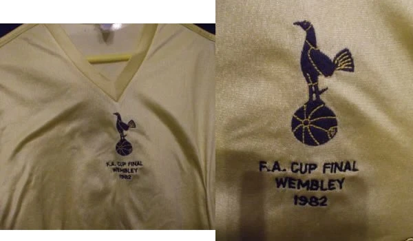 Tottenham Hotspur 1982 cup final shirt Tottenham Hotspur 1982 cup final shirt