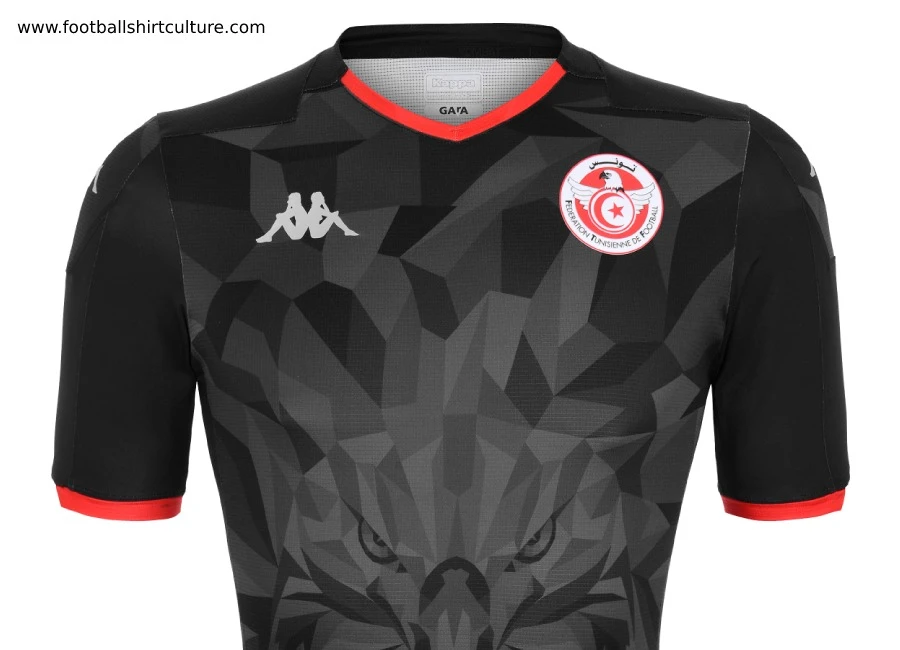 Tunisia 2019 AFCON Kappa Third Kit #kappa4tunisia #kappasport #footballshirt