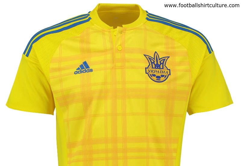Ukraine Euro 2016 Adidas Home Kit