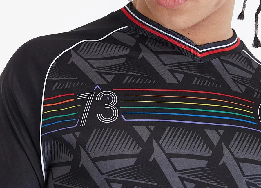 Umbro Rock FC Pink Floyd - Dark Side - Charcoal / Black #PinkFloyd #footballshirt #umbro