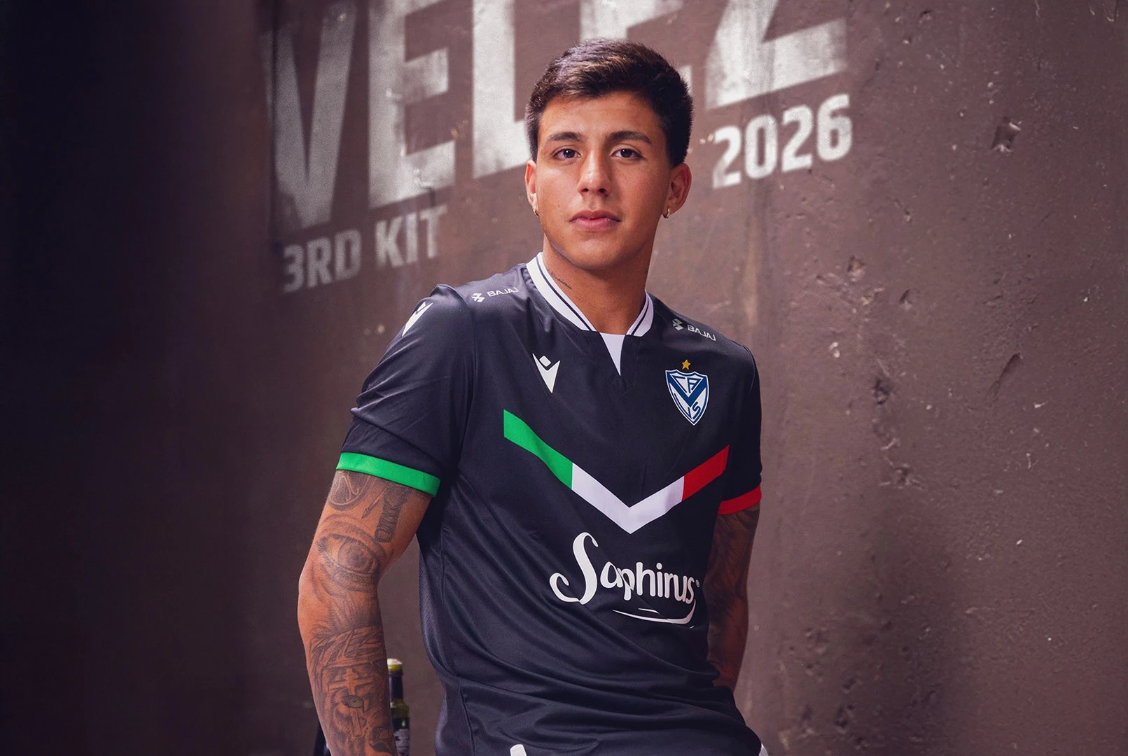 V&eacute;lez Sarsfield Macron 2026 Third Kit
