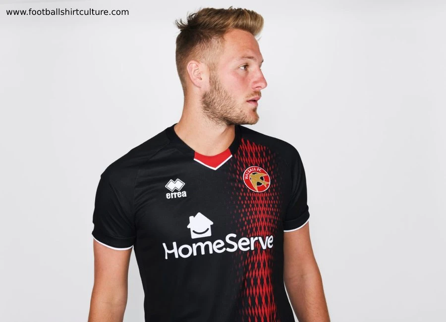 Walsall FC 2019-20 Errea Away Kit #WalsallFC #Saddlers #footballshirt