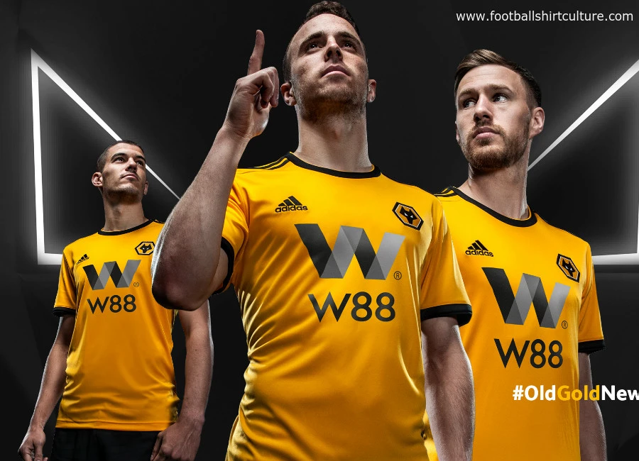 Wolves 2018-19 Adidas Home kit