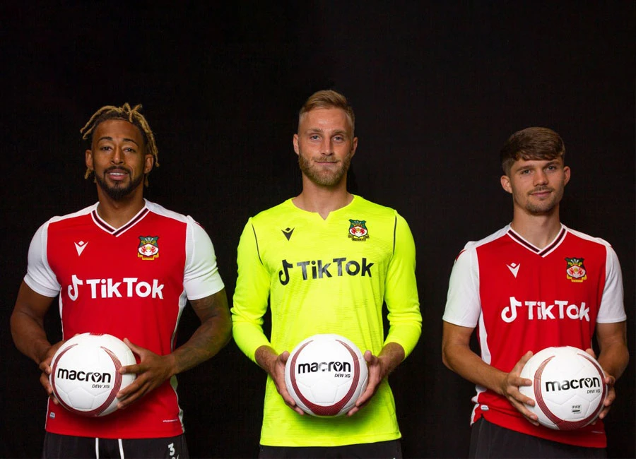 Wrexham 2021-22 Macron Home Kit #Wrexham #WrexhamAFC #macronsports