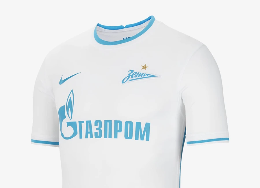 Zenit Saint Petersburg 2021-22 Nike Away Shirt #Zenit #fcZenit #ZenitSaintPetersburg #nikefootball